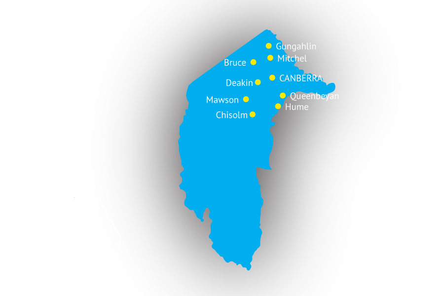 Australia state map