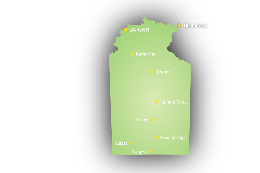 Australia state map