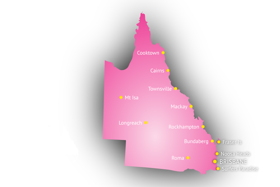 Australia state map