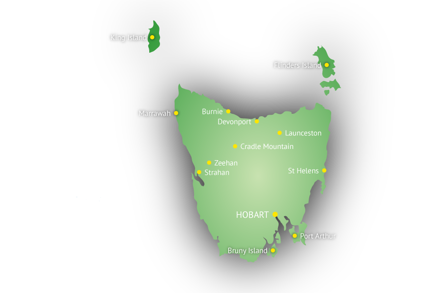 Australia state map