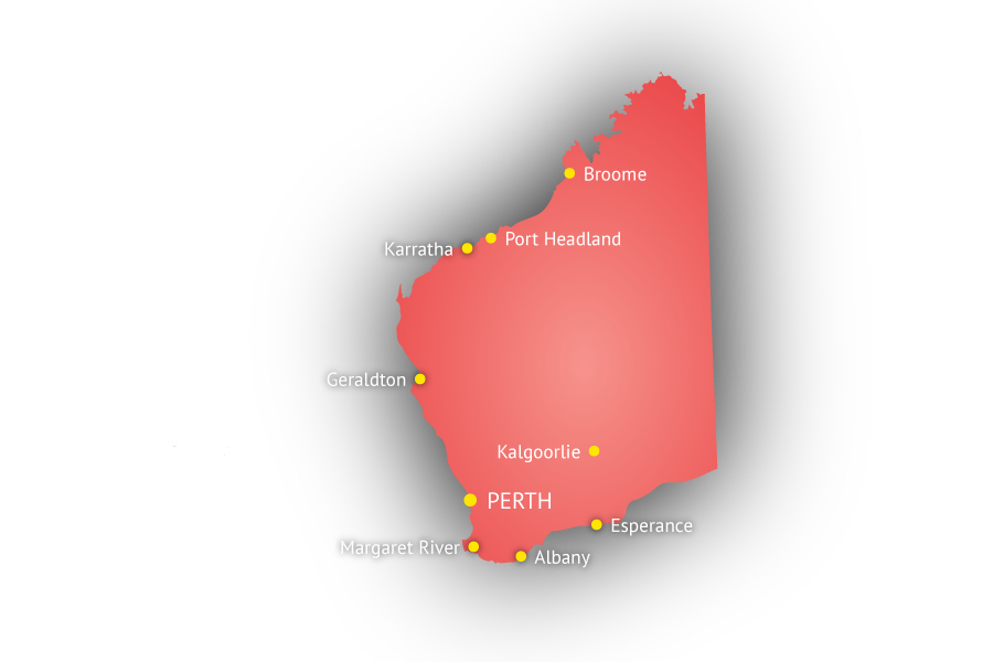 Australia state map